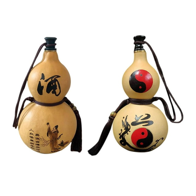 Juego de 2 Botellas de Agua Colgantes de 150ml Estilo Vintage Estilo B y Estilo C