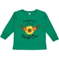 thumbnail image 3 of Inktastic Granny's Little Wild 1 with Beautiful Sunflower Boys or Girls Long Sleeve Toddler T-Shirt, 3 of 5