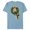 Ocean Blue, variant on Ice Age Scrat Prehistoric Christmas Holiday Acorn Wreath - Short Sleeve Blended T-Shirt for Adults - Customized-Yellow