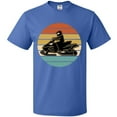 thumbnail image 3 of Inktastic Snowmobile Retro Sunset T-Shirt, 3 of 5