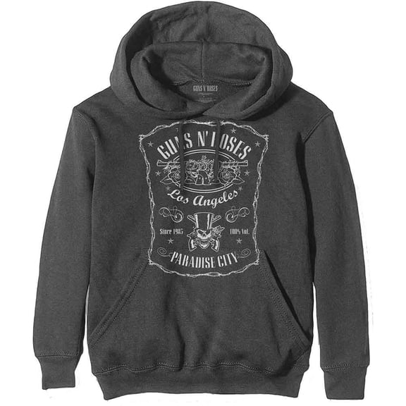Guns N' Roses Unisex Pullover Hoodie Sweatshirt Paradise City (X-Large)