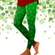 thumbnail image 1 of MKLEKYY Leggings push up para mujer, leggings estampados del Día de San Patricio para mujer, pantalones de yoga deportivos para entrenamiento y fitness 3912, 1 of 3