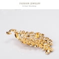 thumbnail image 4 of Broche pavo real Xihbxyly diamantes cristal imitación colores accesorios boutique, 4 of 7