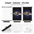 thumbnail image 4 of Cuadro colgante de PVC negro personalizado del equipo de fútbol de los Ravens, varios tamaños, decoración de interiores, cuadro para colgar en la pared, cuadro decorativo para mesita de noche, 4 of 7