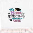 thumbnail image 4 of Inktastic My Mommy Did It and She Did It for Me with Graduation Cap Girls Toddler Dress, 4 of 5
