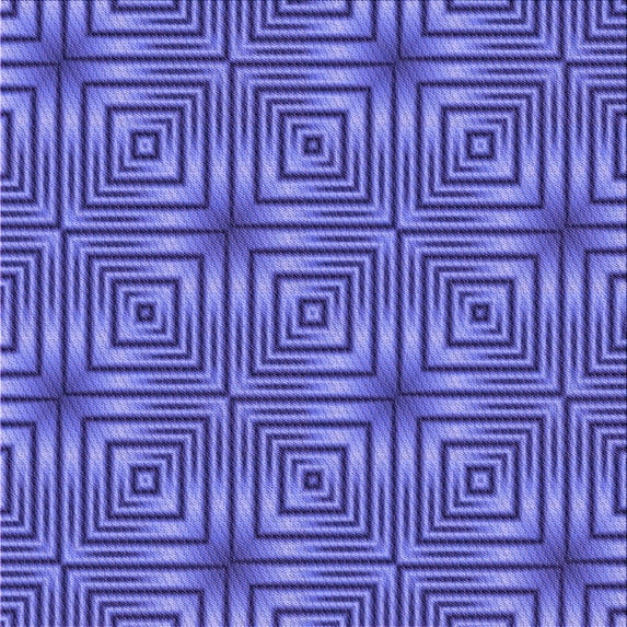 Ahgly Company Indoor Square Patterned Purple Mimosa Purple Area Rugs, 4' Square