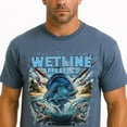 thumbnail image 4 of Wetline Apparel Co Blue Bass Men's Graphic T-Shirt, Fishing Wear Heavy Cotton Short Sleeves Tee, S-5XL, 4 of 5
