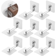 Furniture Anchors,Happon Anti-Tip Furniture Anchors for Baby Proofing, Adhesive Furniture Anchors Wall Anchors for Baby Proofing, Secure Cabinet Bookcase Dresser Shelf Wall, No Screw (10 Pairs)