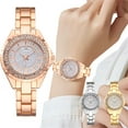 thumbnail image 1 of PVCS Montre Mode pour Femmes Horloge Acier Inoxydable Décontractée Robe Poignet Cristal, 1 of 6