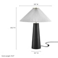 thumbnail image 4 of Nera Table Lamp in Black, 4 of 10