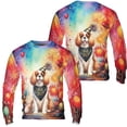 thumbnail image 3 of Hello 2025 Cavalier King Charles Spaniel Celebrates Happy New Year Firework All Over Print 3D Sweatshirt Unisex Merch Dog Lover Gifts - 02024, 3 of 6