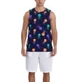 thumbnail image 6 of Rocae Sea Jellyfish for Men's Basketball Jersey Lightweight and Breathable Athletic Tank Top,Quick-Drying Sports Jersey, 6 of 9