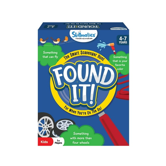 Skillmatics Card Game : Found It! Travel Edition | Gifts for Ages 4-7 | Smart Scavenger Hunt for Kids | Super Fun Family Game