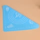 thumbnail image 4 of Estera para amasar rodante de masa de pastel de silicona de tamaño pequeño Almohadilla para hornear con escala Ndcxsfigh Libre de BPA, 4 of 7