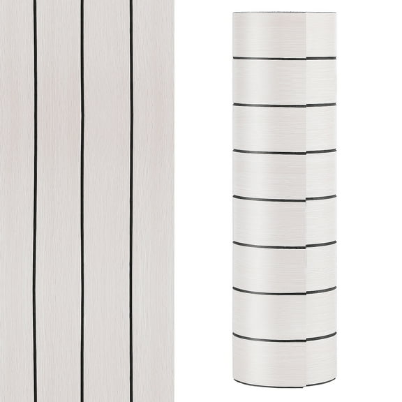 UKCOCO Peel and Stick Wood Grain Wallpaper Panel for Wall Decor Multi Adhesive