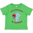 thumbnail image 3 of Inktastic I Want a Hippopotamus for Christmas Boys or Girls Toddler T-Shirt, 3 of 5