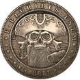 thumbnail image 1 of Moneda Morgan Hobo, estilo antiguo, conmemorativa, 1881, pirata, 1 of 2