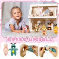 thumbnail image 4 of Minimuñecos Haawooky de 4 pulgadas con 8 prendas de animales, 6 unidades, 4 of 7