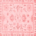 thumbnail image 1 of Ahgly Company Machine Washable Indoor Square Oriental Red Traditional Area Rugs, 8' Square, 1 of 4