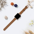thumbnail image 6 of WFEAGL Leather Band iWatch SE Series Apple Watch Band 42mm 44mm 45mm Brown/Rose Gold, 6 of 8