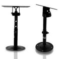 thumbnail image 2 of PYLE PSTNDC31 - Dual Wall / Ceiling Speaker Mounts, Universal Mounting Holder Stands for Speakers, Swivel Adjustable, 2 of 4