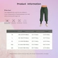 thumbnail image 5 of Sxiwei Men's Pirate Pants Medieval Renaissance Viking Lace Up Ankle Banded Pants Trousers Brown XXL, 5 of 5