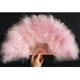 thumbnail image 2 of Abanico portátil HAPPY FEATHER, marabú, estilo vintage, 2 of 6