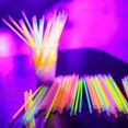 thumbnail image 4 of Paquete de 150 Palitos Luminosos Naranja de 20 cm con Conectores para Fiesta, 4 of 7