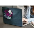 thumbnail image 3 of KSK KAISHEK Hard Protective Shell Case Cover for MacBook Air 13 inchs 2018/2019/2020/2021/2022 A1932 A2179 A2337 m1 + Black Keyboard Cover, Flower 1463, 3 of 5