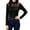 Black, variant on Breezora Womens Long Sleeve Thermal Tops Stand Neck Warm Fleece Turtleneck Undershirt For Autumn Winter Elegant