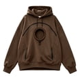 thumbnail image 4 of GIHAVUR Women'S Pet Hoodie with Cat Carrying Pocket and Hand Pockets Pullover Sweatshirt Side Zip Pocket Trendy Streetwear Top, 4 of 4