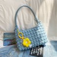thumbnail image 4 of Bolso de hombro plisado estilo occidental pequeño fresco estilo coreano para mujer 2025 principios de otoño nuevo bolso de bola de masa de axila versátil de moda, 4 of 5