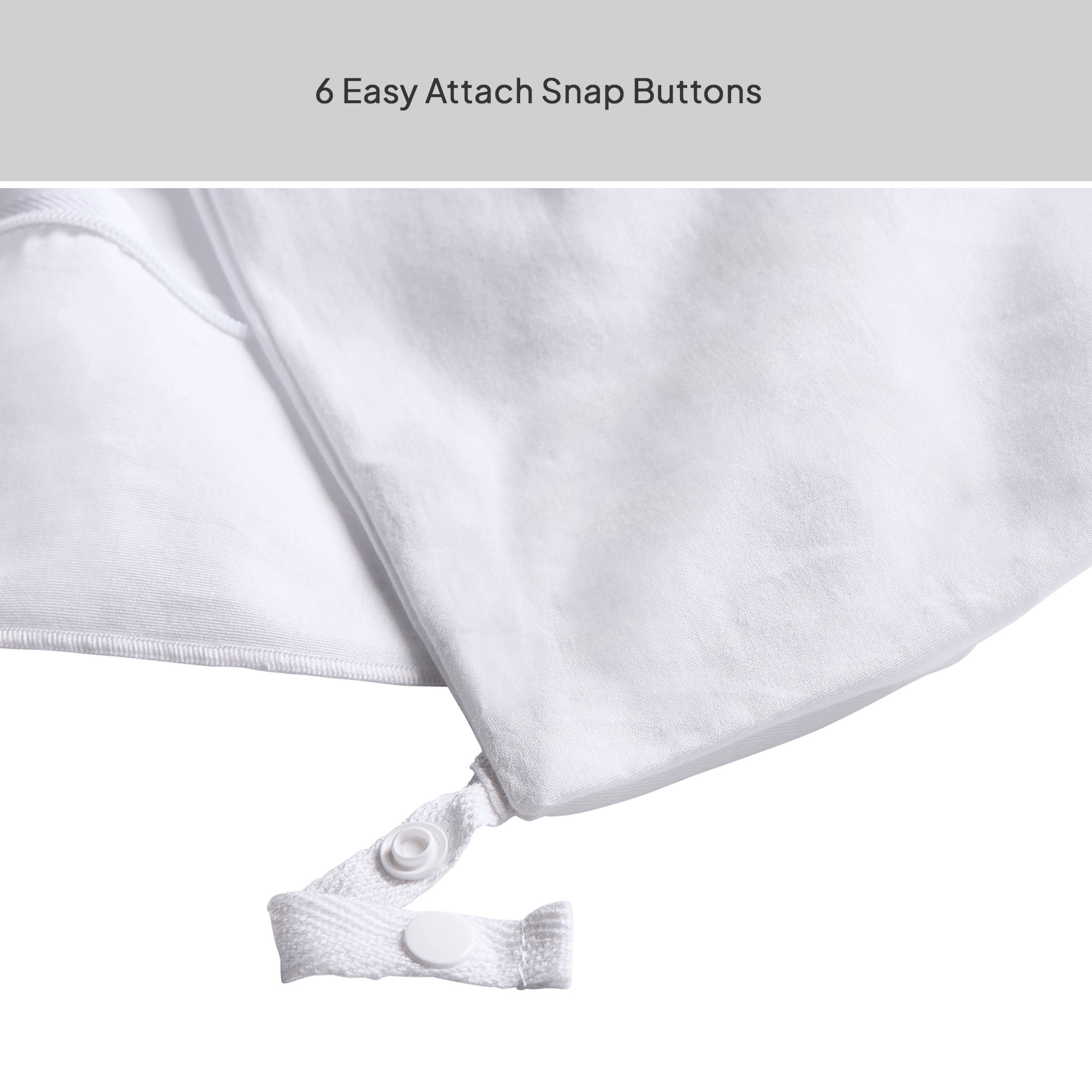 Better Homes & Gardens 3-Piece Arctic White Cotton Percale Duvet Cover Set, Full/Queen
