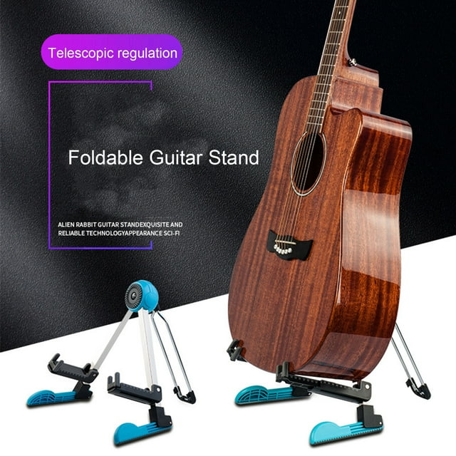 LJNYFDC Engineering Plastics Guitar Stand Foldable Vertical Guitar Stand Metal Frame Non Slip Floor Standing Guitar Support Holder for Musical Instruments