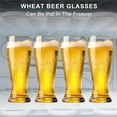 thumbnail image 5 of Ratrabas Beer Glasses 14 oz, Pint Glasses Set of 4, Pilsner Wheat Beer Glasses, Glasses Drinking Set, Glassware Gift for Men, 5 of 7