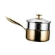 thumbnail image 5 of Cacerola de acero inoxidable con tapa para sopa de leche para restaurante de casa de té 20 centímetros, 5 of 9