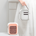 thumbnail image 2 of Mini enfriador de aire portátil con carga USB, pequeño, portátil, refrigeración, humidificación, luz nocturna, ventilador de aire acondicionado, 2 of 6