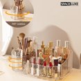thumbnail image 3 of Organizador de maquillaje SpaceLuxe con cajones y cepillo giratorio de 360°, 3 of 7