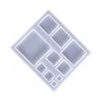 thumbnail image 1 of Naiovety Moldes de resina moldes de copos de nieve reutilizables DIY decoración del hogar exquisitos accesorios para hacer joyas pendientes Artesanía cuadrícula de diez Naiovety HA059605-02, 1 of 6