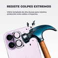 thumbnail image 3 of Mica de Cámara Cristal Deluxe 2mm para iPhone 17 – Protección Vidrio Templado Negro, Alta Claridad y Ajuste Perfecto, 3 of 6