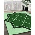 thumbnail image 2 of Ahgly Company Indoor Rectangle Patterned Deep Emerald Green Area Rugs, 7' x 10', 2 of 6