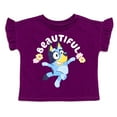 thumbnail image 2 of Bluey T-Shirt and Chambray Shorts Outfit Set Toddler to Big Kid, 2 of 5