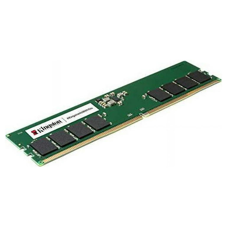 Kingston 32GB PC RAM, DDR5 4800, CAS Latency 40, Voltage 1.10V