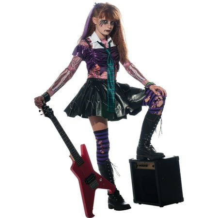 Child Zombie Rock Star Costume by Rubies 881386 (Best Rock Stars To Dress Up As)
