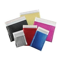 Partners Brand Bubble Mailers,7x6 3/4",Gold,PK72 GBM0706GD