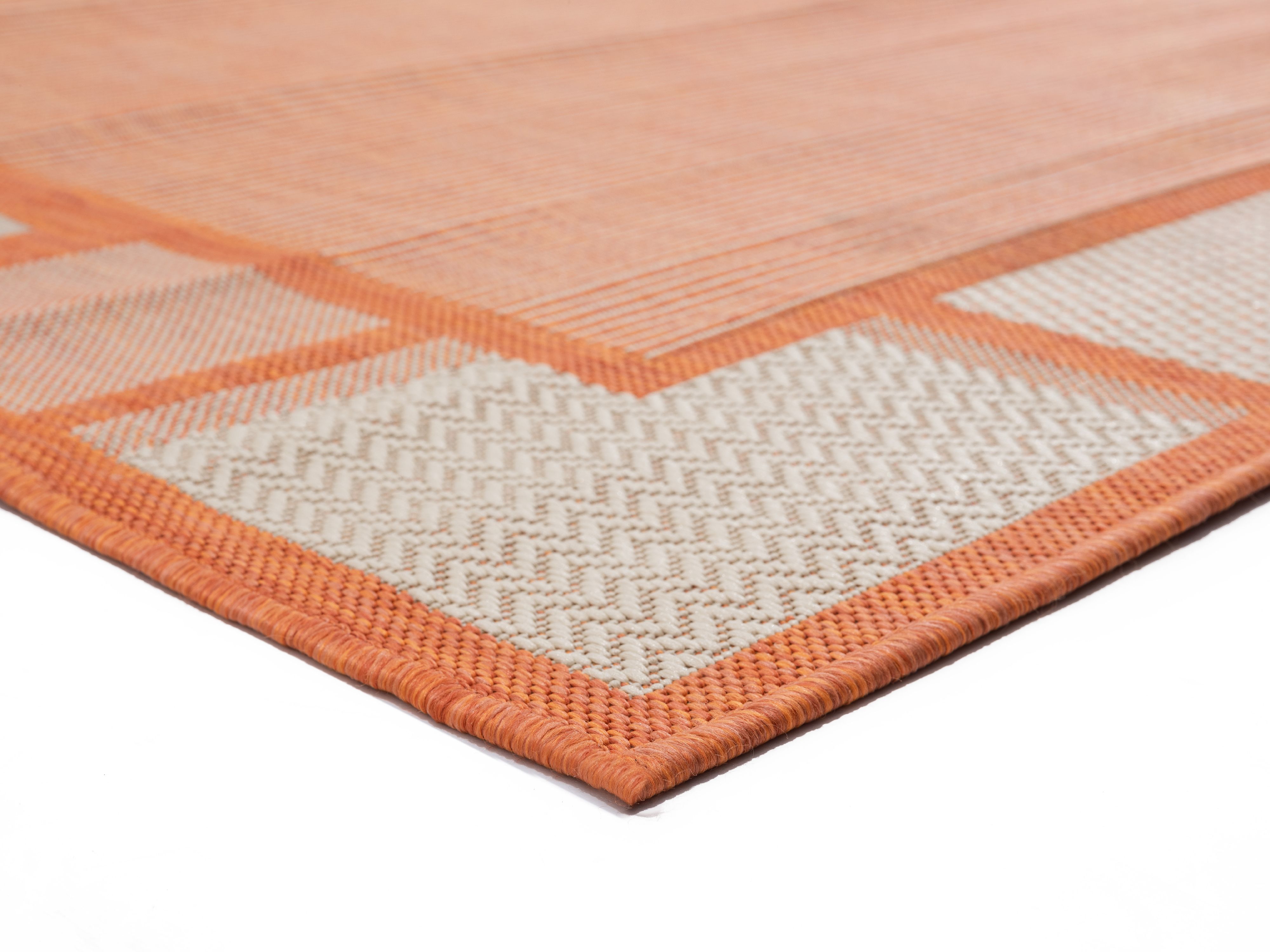 United Weavers Mali Dorothy Contemporary Border Area Rug, Orange, 7'10" x 10'6"