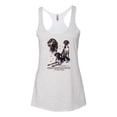 thumbnail image 2 of Wild Bobby, If It's Not a German Shorthair Pointer It's Just a Dog Gift | Womens Dog Lover Premium Tri-Blend Racerback Tank Top, Heather White, Small, 2 of 3