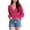 Hot Pink, variant on Cropped Sweater Cardigans for Women Teen Girls Button Up Knitted Blouse Drop Shoulder V Neck Long Sleeve Outerwear (One Size, White)