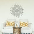 thumbnail image 1 of Wall Decal Mandala Vinyl Sticker Decals Lotus Flower Home Decor Boho Bohemian Bedroom Art Ornament Moroccan Pattern Namaste Yoga Studio, 1 of 1