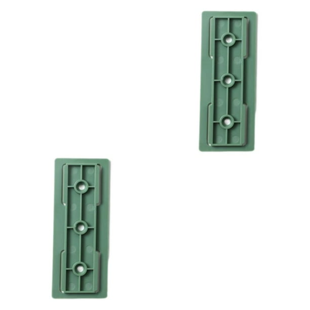Injueey Estante de almacenamiento Soporte de pared de montaje colgante Tamaño compacto Suministros para el hogar de larga duración Verde 2piezas